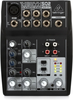 Behringer Xenyx 502 5 Kanal Mikser — görsel 1