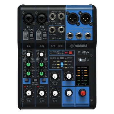 Yamaha MG06X 6 Kanal Analog Deck Mikser — görsel 1