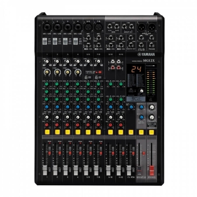 Yamaha MG12X CV 12 Kanal Deck Mikser — görsel 1